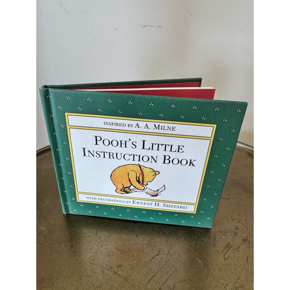 Winnie the Pooh's Little Instruction Book First Edition Hard Cover